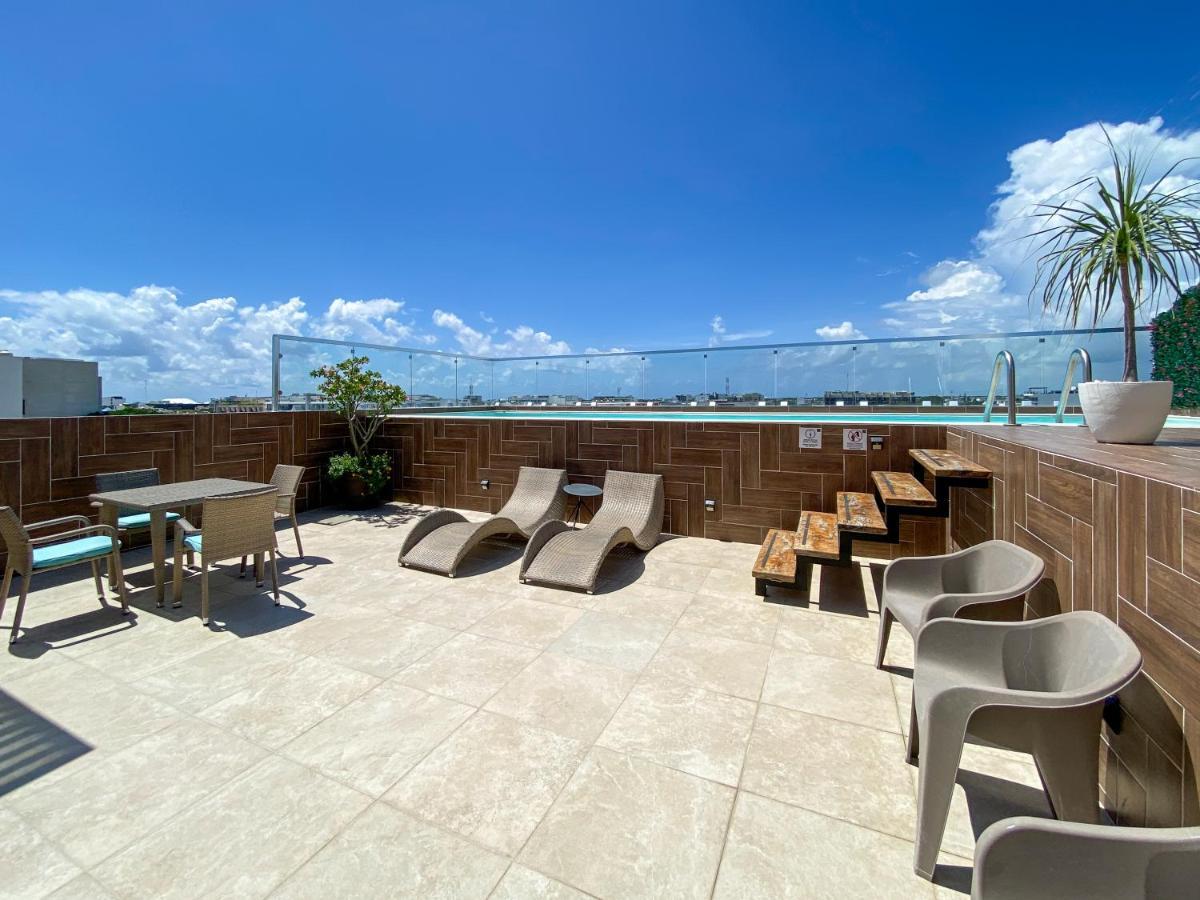 Studios With Roofpool In Vanessa 24 普拉亚卡门 外观 照片